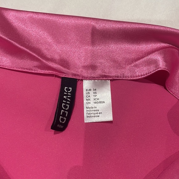 NWOT H&M Pink Backless Slip Dress - Picture 3 of 3